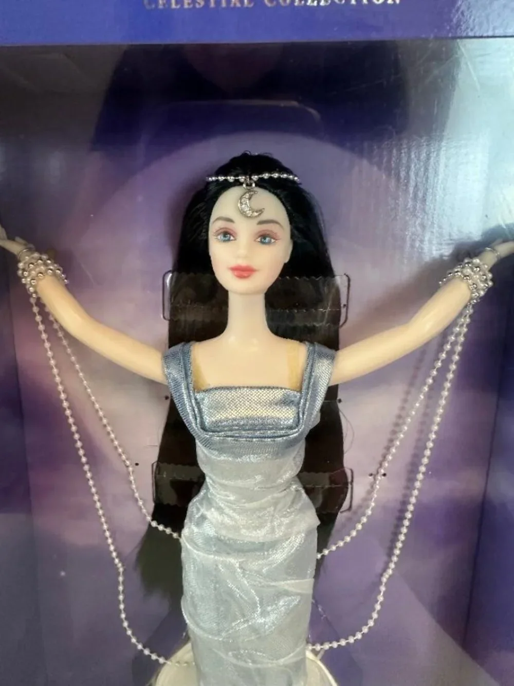 Midnight Moon Princess Barbie w Moon Goddess Tiara NIB Barbie Celestial Series